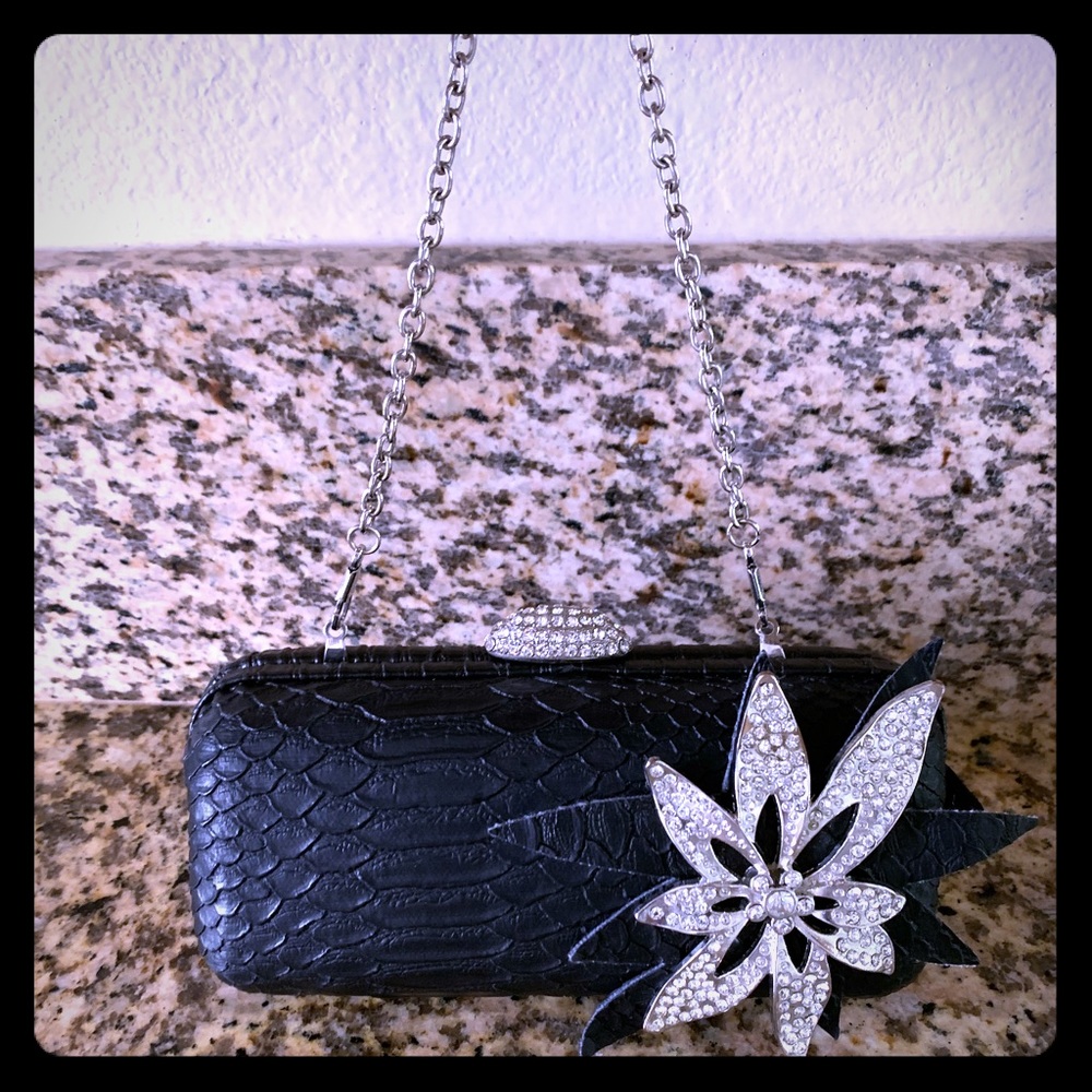bebe Studded Clutch